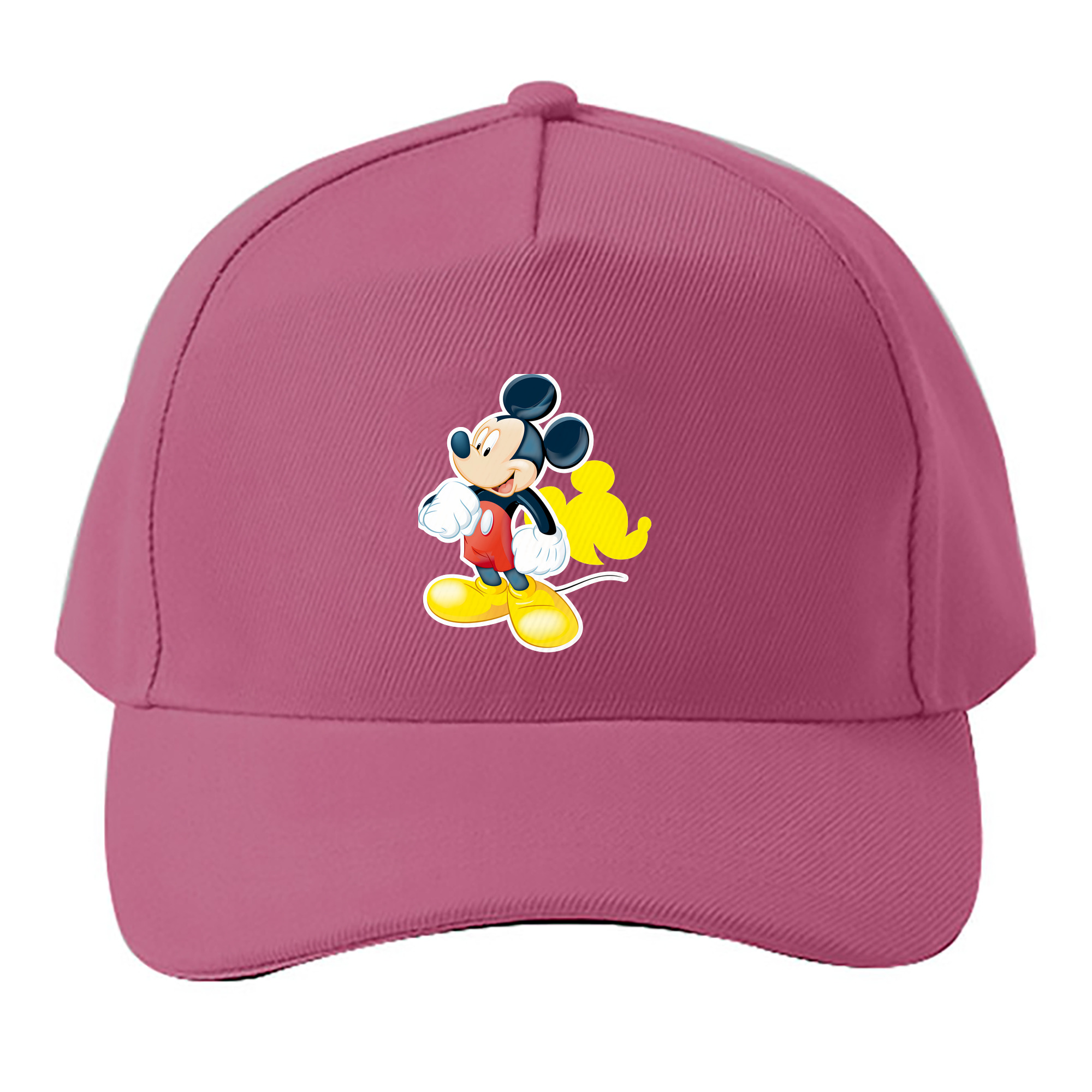 （画像用） ミッキーマウス Mickey Mouse ベースボールキャップ 綿100％ 男女兼用 帽子 スポーツ